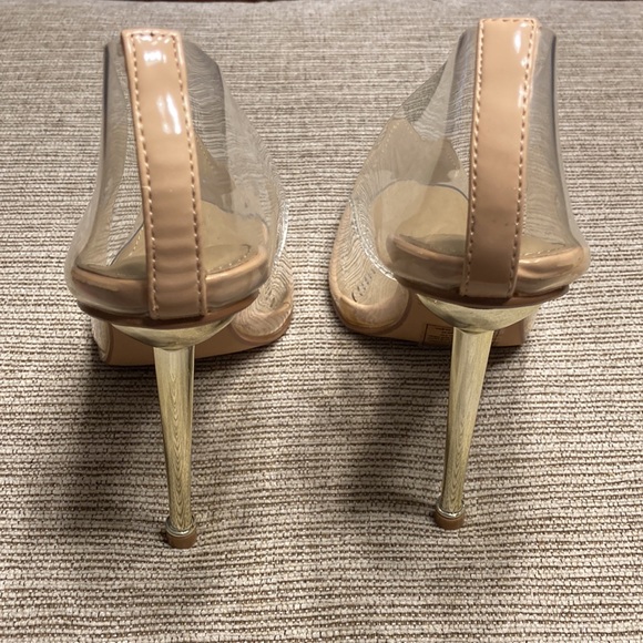 Fashion Nova clear Heels size 6.5 - Picture 7 of 16